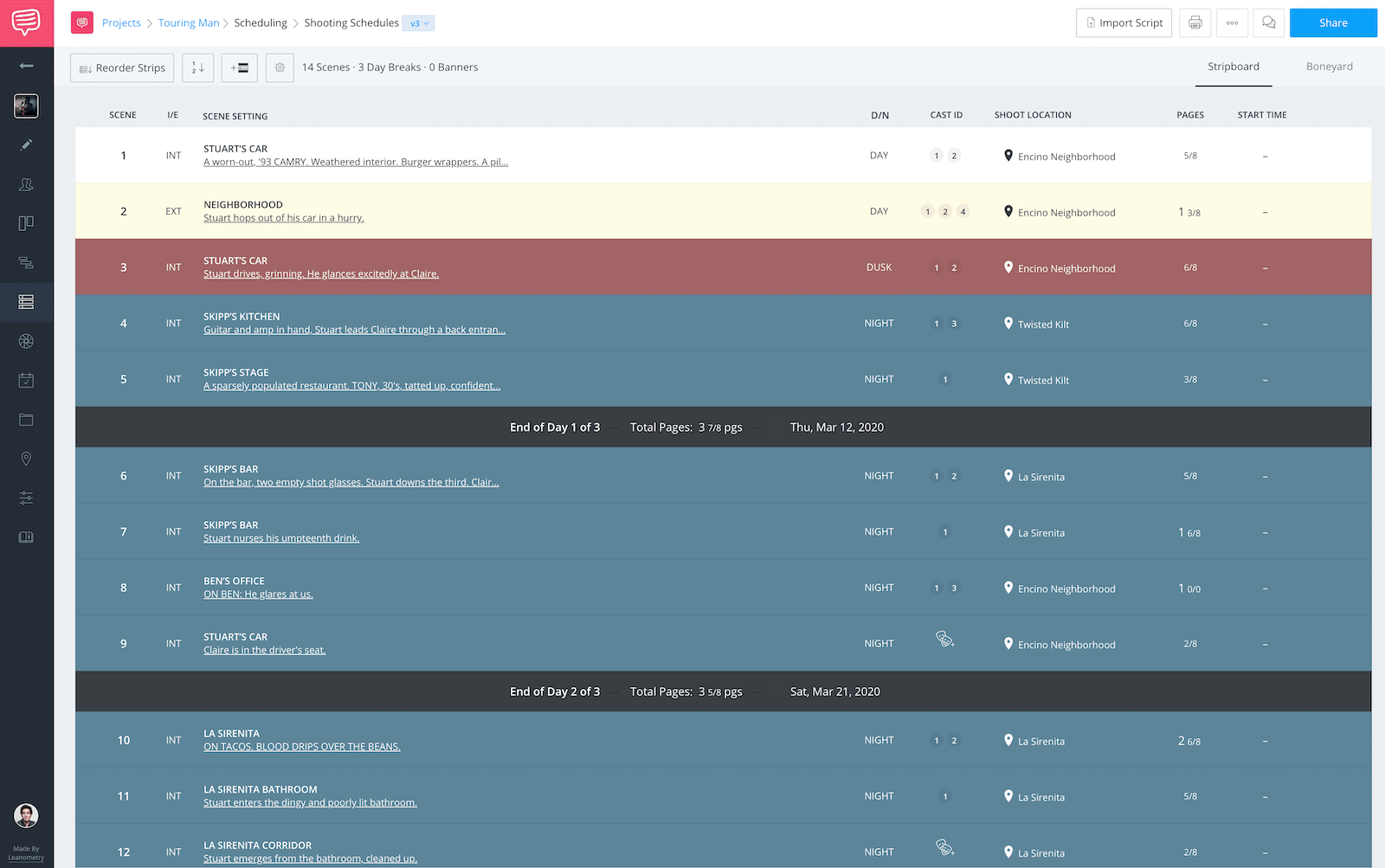 How to Break Down a Script - Scheduling Software - StudioBinder