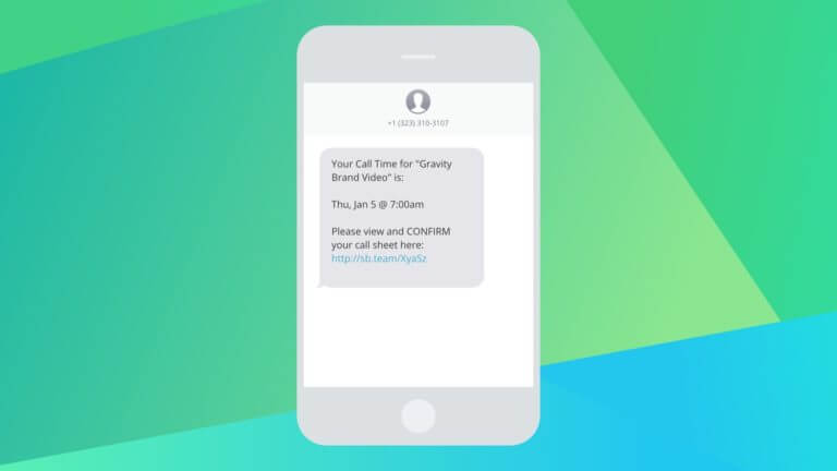 Introducing SMS Call Sheets - The Convenient Way to Send Call Sheets - Featured - StudioBinder