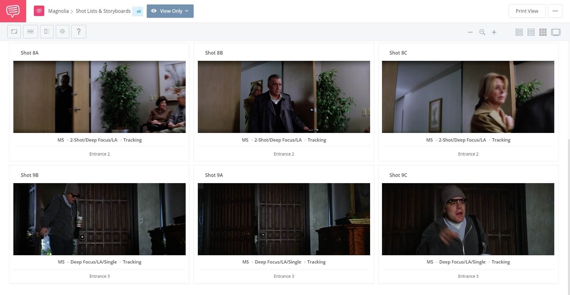 Paul Thomas Anderson Movies - Magnolia Shot List - StudioBinder Shot Listing Software