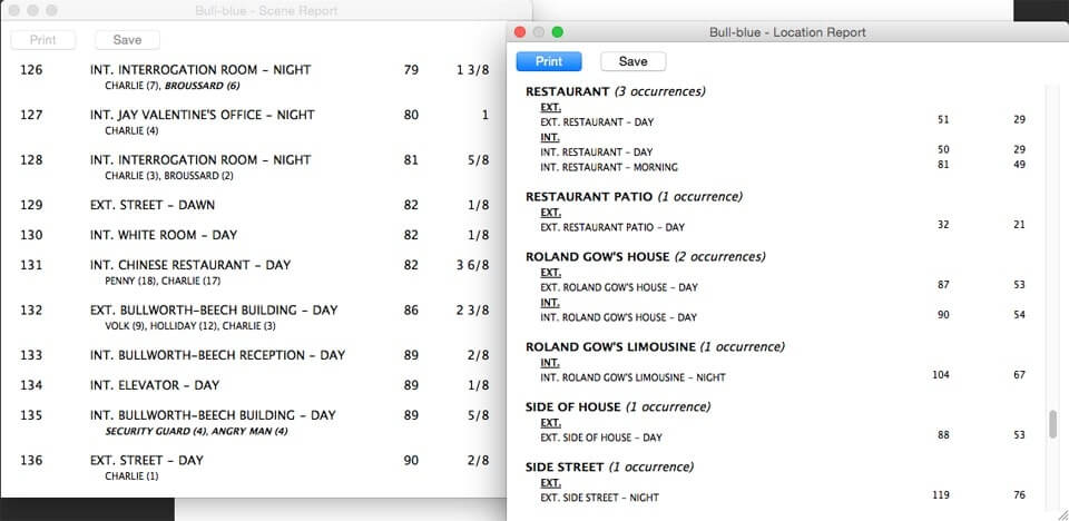 Script Breakdown - Location Consistency - StudioBinder