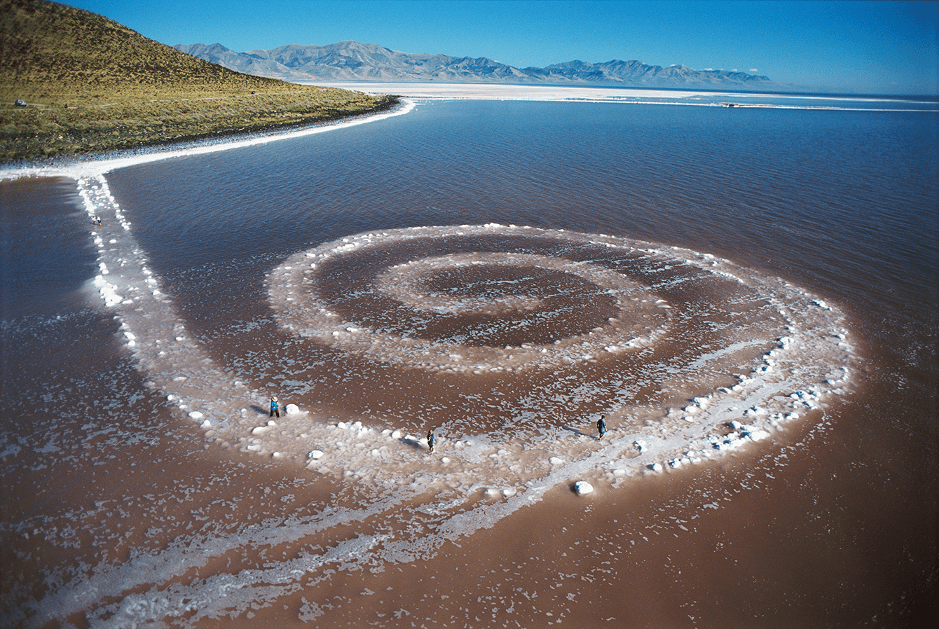 Spiral Jetty by Robert Smithson