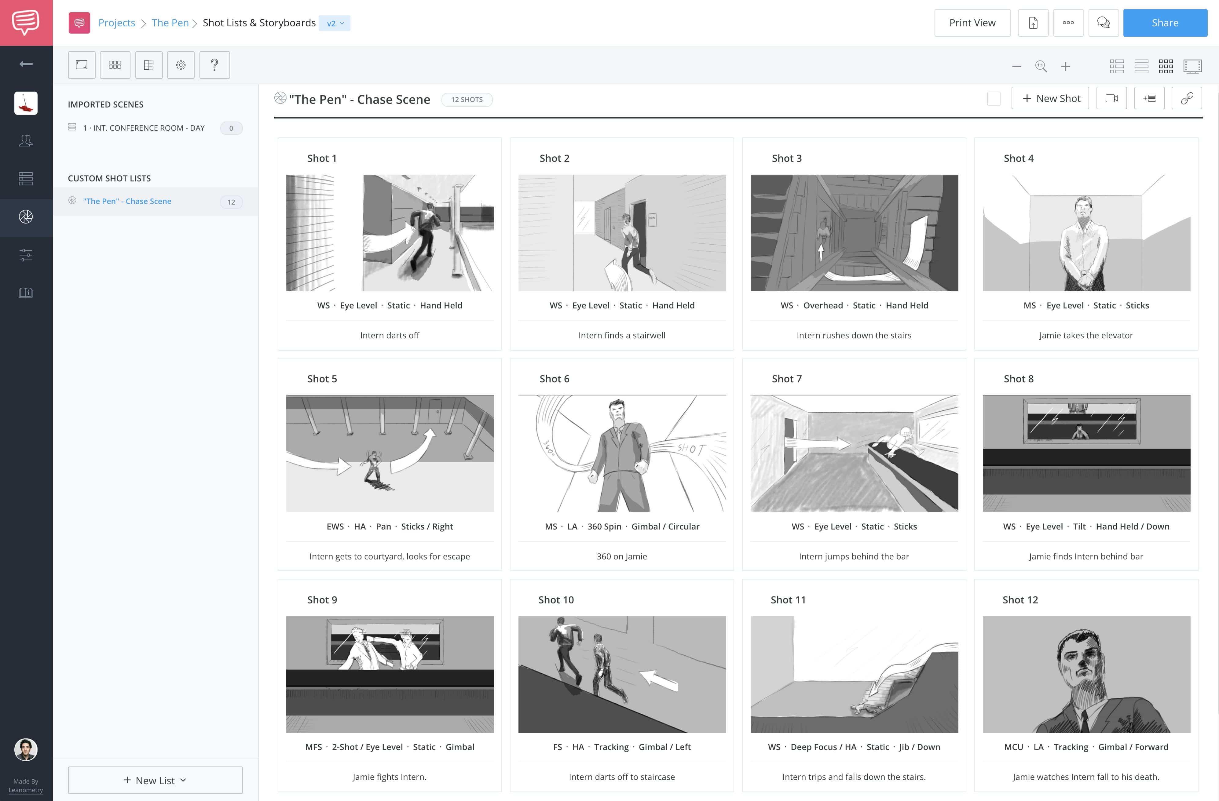 Storyboard Creator - Free Animation Storyboard - StudioBinder Storyboard Maker