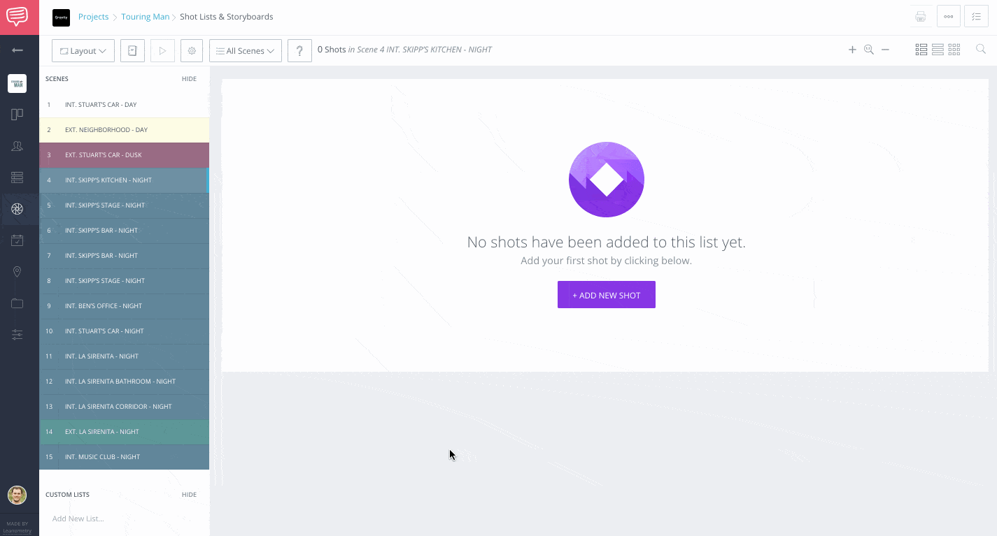 The Only Shot List Template You Need — with Free Download - Add new shot