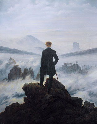 Wanderer above the Sea of Fog Caspar David Friedrich